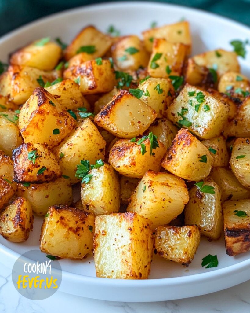 Crispy Air Fryer Diced Potatoes Recipe