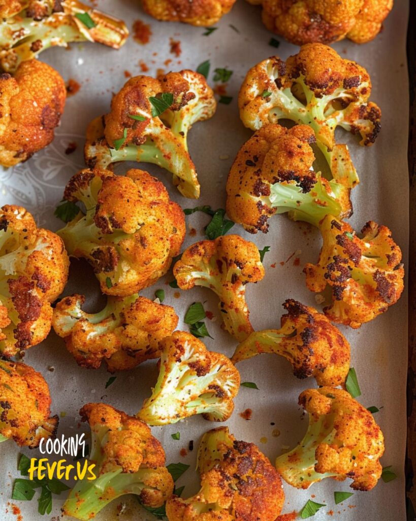 Making Crispy Baked Cauliflower