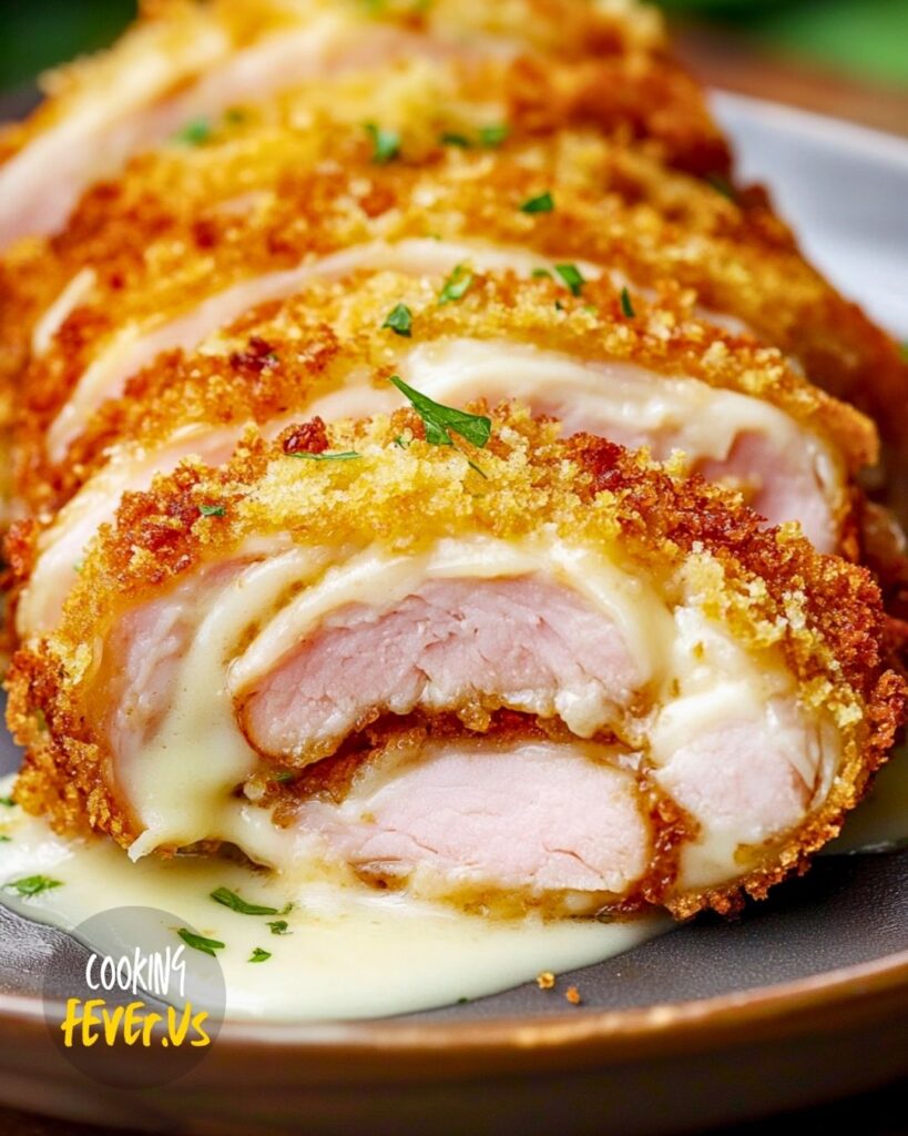 Crispy, Creamy Chicken Cordon Bleu