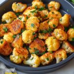 Crispy Keto Air Fryer Cauliflower Bites Recipe