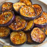 Crispy Roasted Eggplant with Garlic Recipe