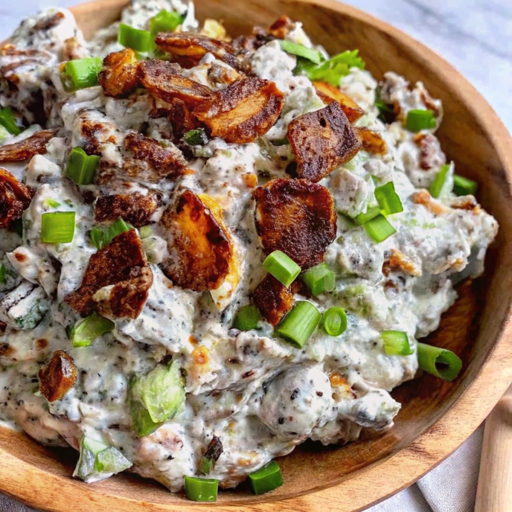 Crispy Smashed Potato Salad
