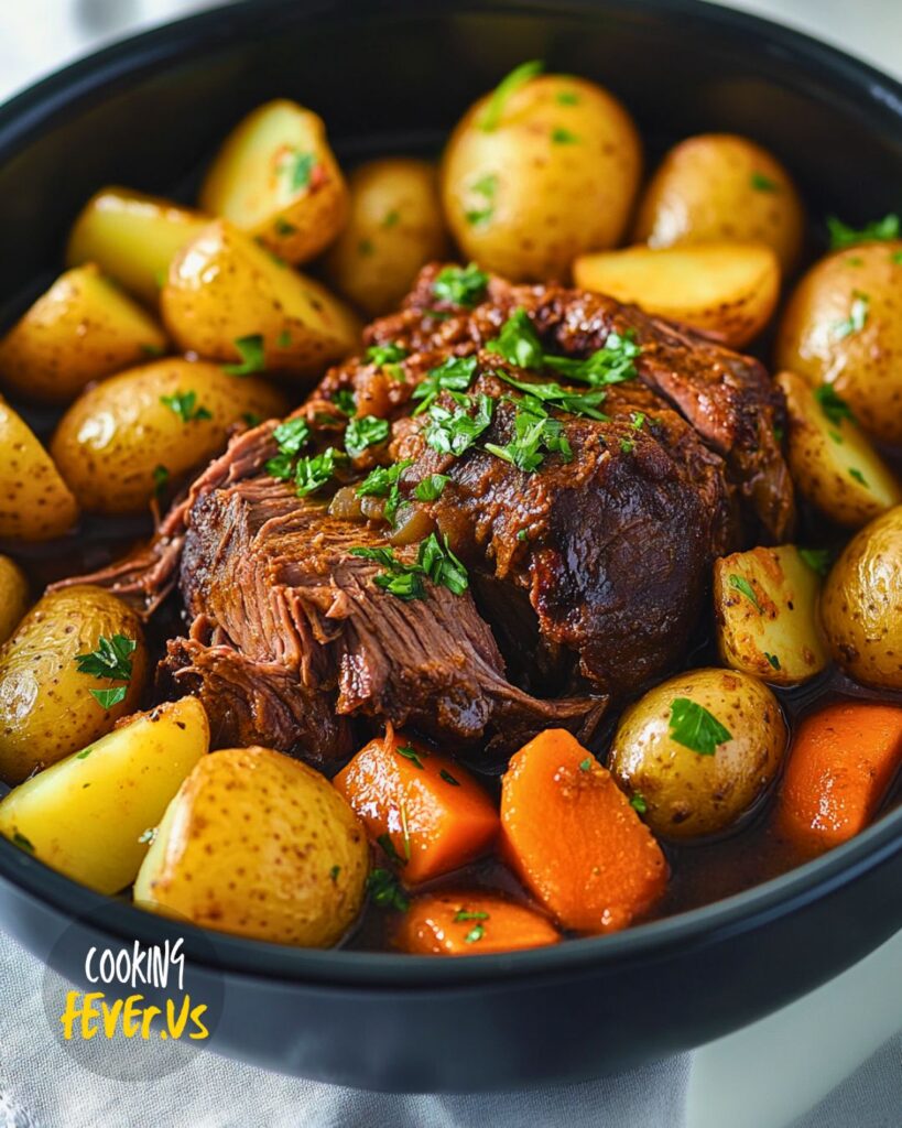 Crock Pot Roast with Potatoes and Carrots Recipe