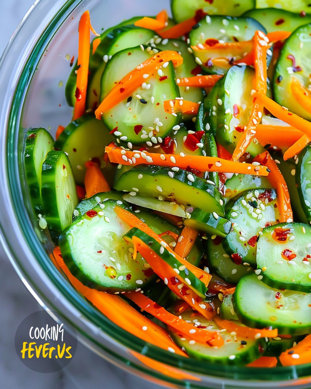 Cucumber and Carrot Salad Recipe