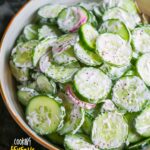 Cucumbers in Sour Cream Recipe