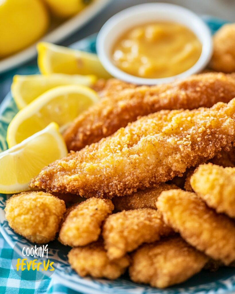 Making Deep-Fried Catfish Fillets With Hush Puppies