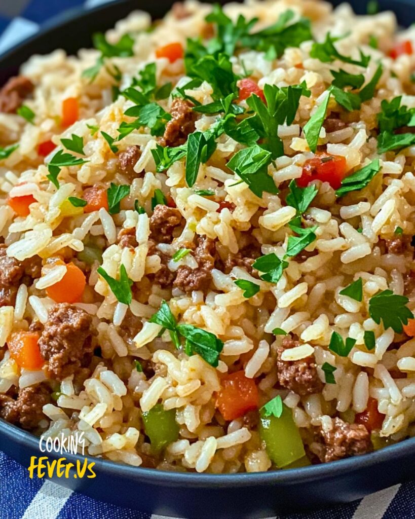 Dirty Rice with Ground Beef Recipe