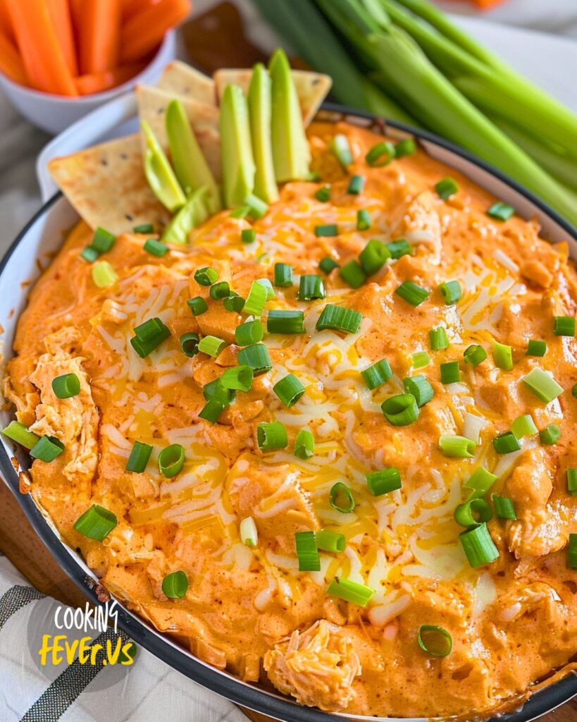 Making Easy Buffalo Chicken Dip