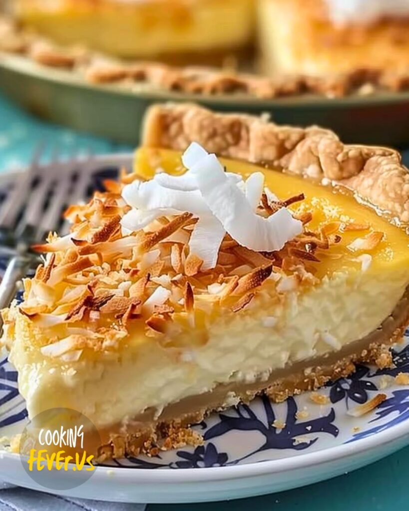 Making an Easy Coconut Custard Pie