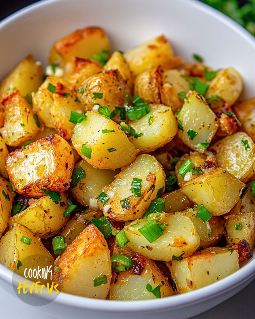 Easy Fried Potatoes with Green Onions Recipe