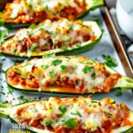 Easy Italian Stuffed Zucchini Boats Recipe