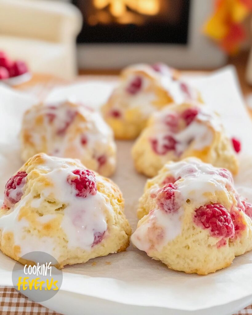 how to make Easy Lemon Raspberry Scones