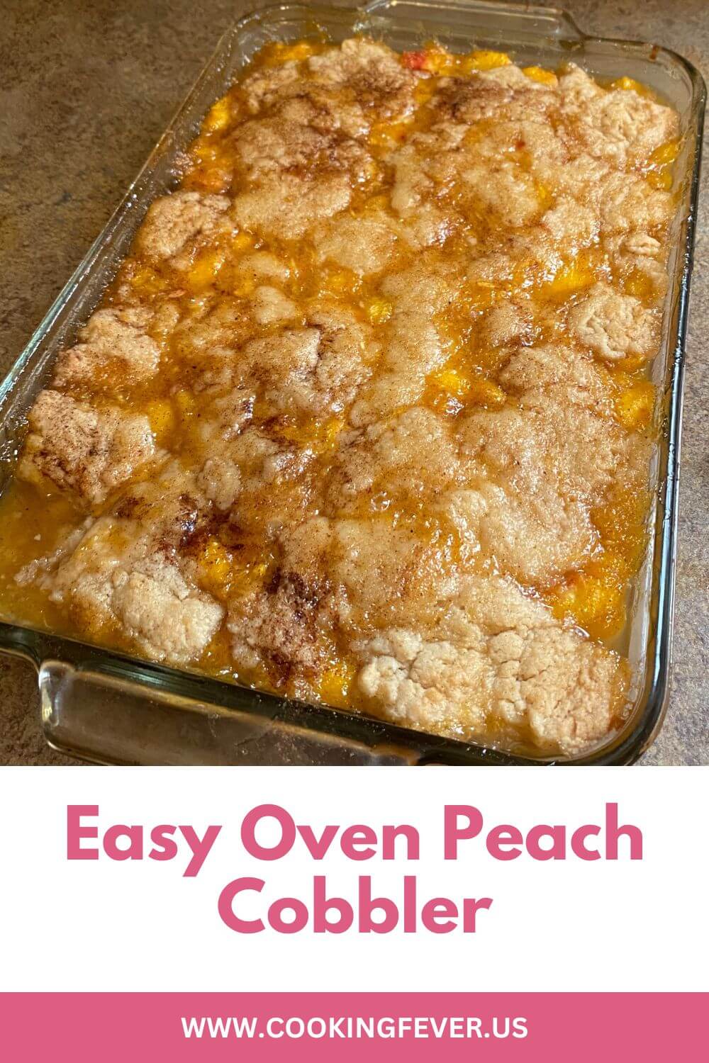 Easy Oven Peach Cobbler