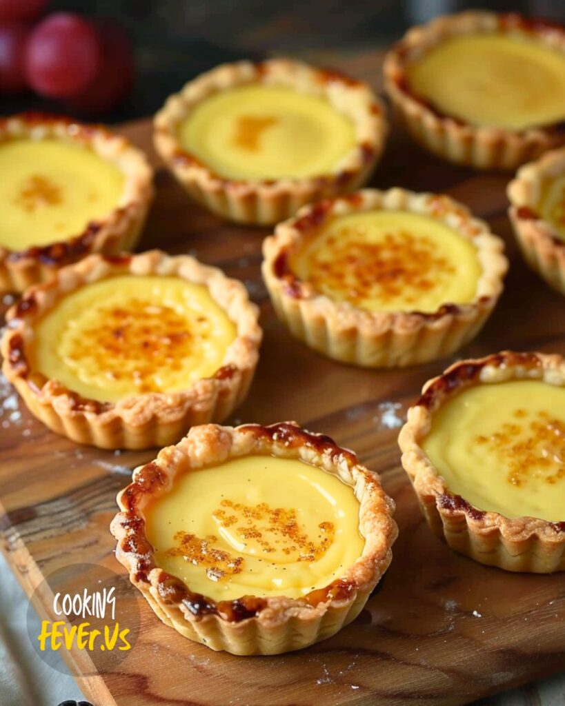 Making Egg Custard Tarts