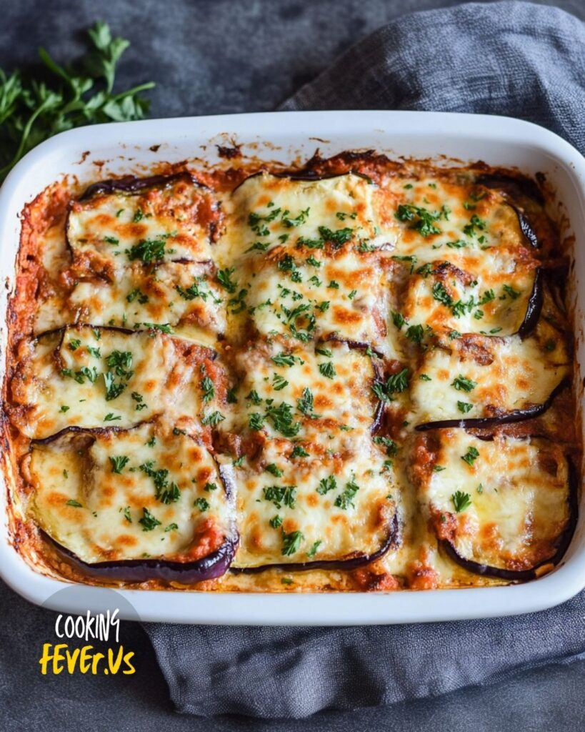 Baking Eggplant Lasagna