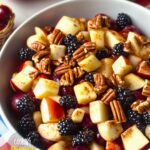 Making Fall Fruit Salad