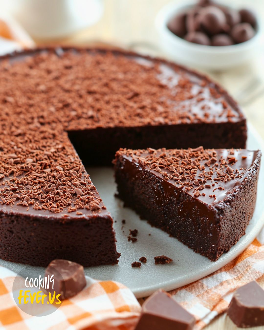 Flourless Chocolate Cake {Easy} Recipe