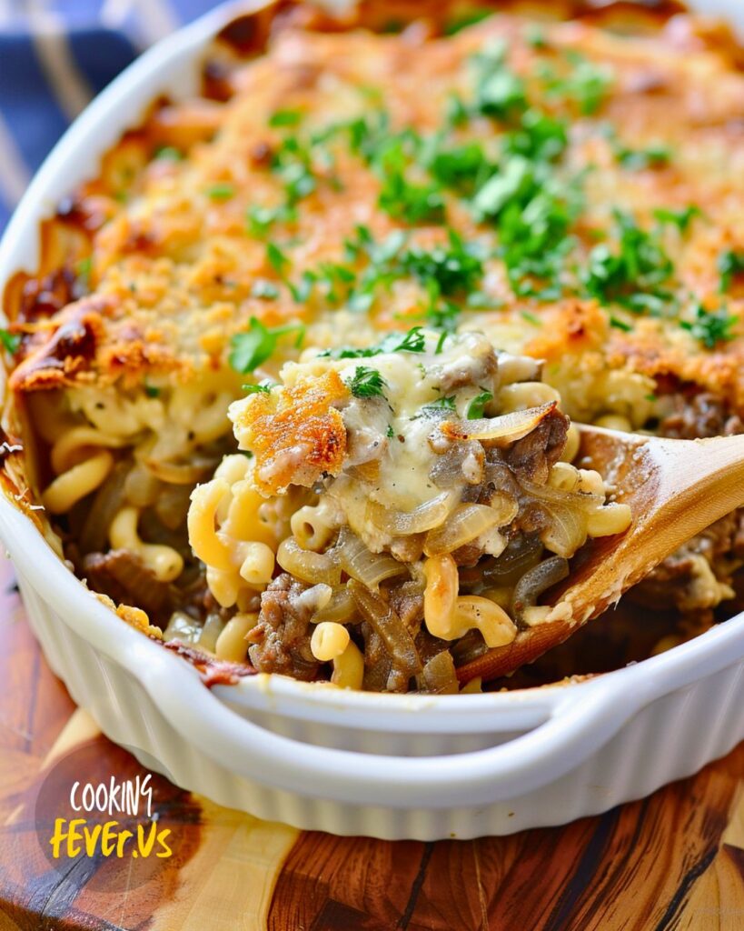 French Onion Beef Casserole Recipe