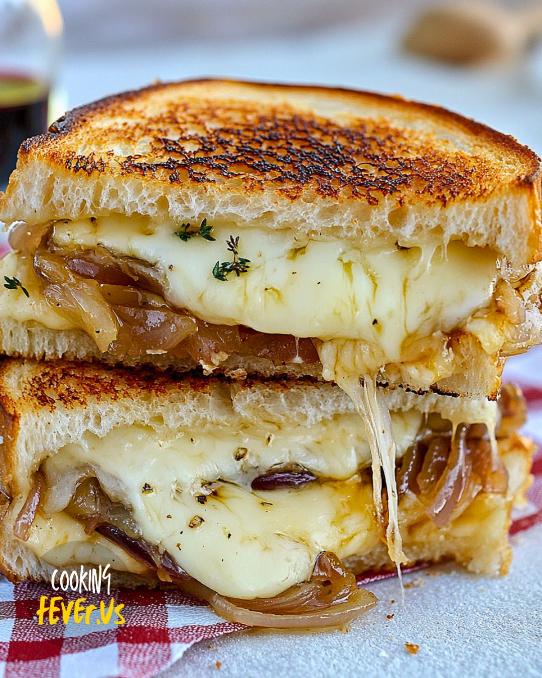 French Onion Grilled Cheese Sandwich