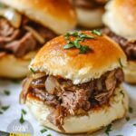 French Onion Roast Beef Sliders Recipe