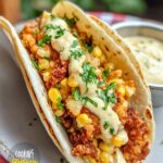 Fried Chicken Street Corn Taco Recipe