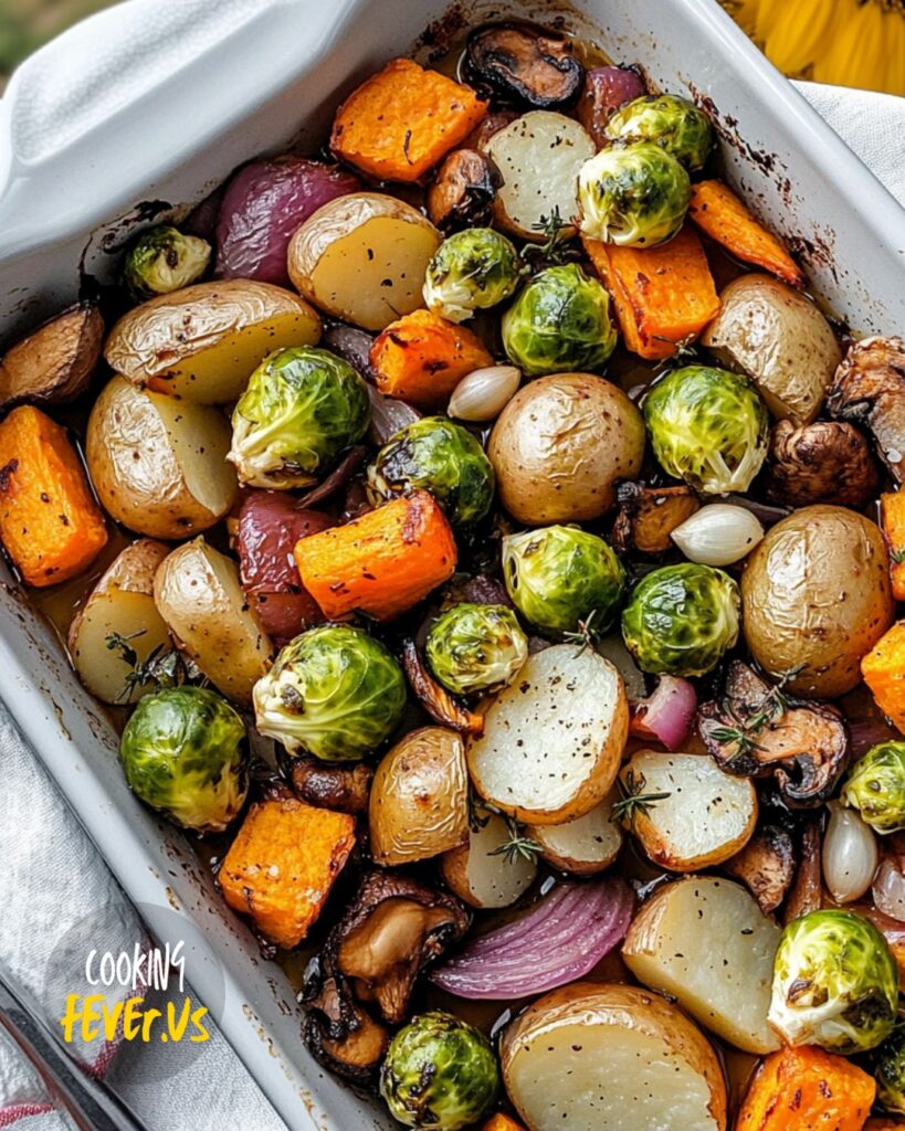 Garlic Herb Oven Roasted Vegetables Recipe