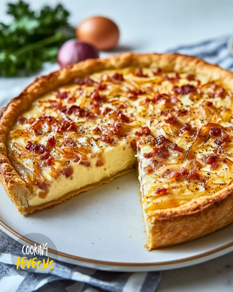 German Onion Pie (Zwiebelkuchen) Recipe