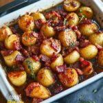 Golden Syrup and Bacon Roast Potatoes Recipe