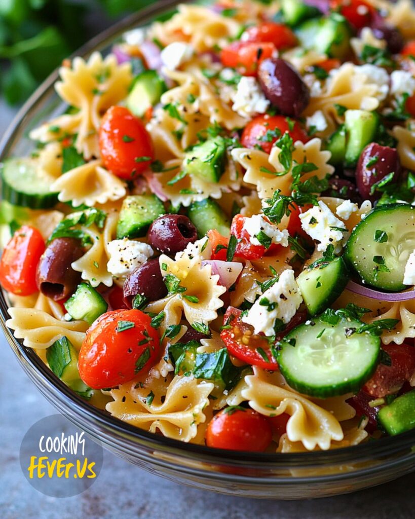 Greek Pasta Salad Recipe