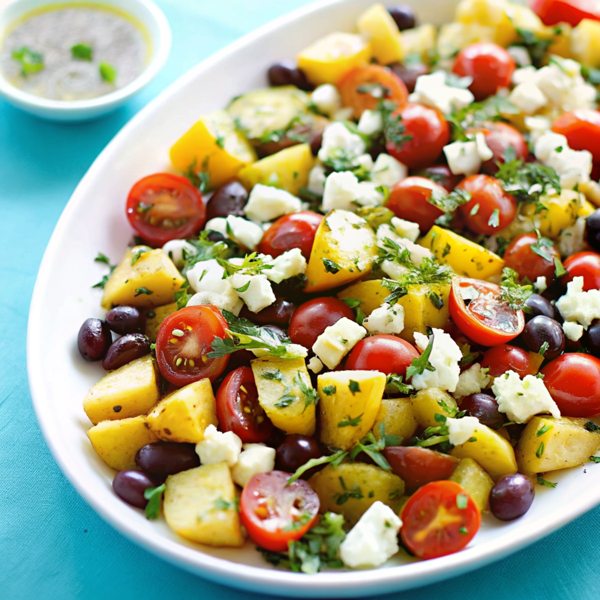 Greek Potato Salad With Feta