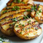 Grilled Parmesan Garlic Potato Planks Recipe