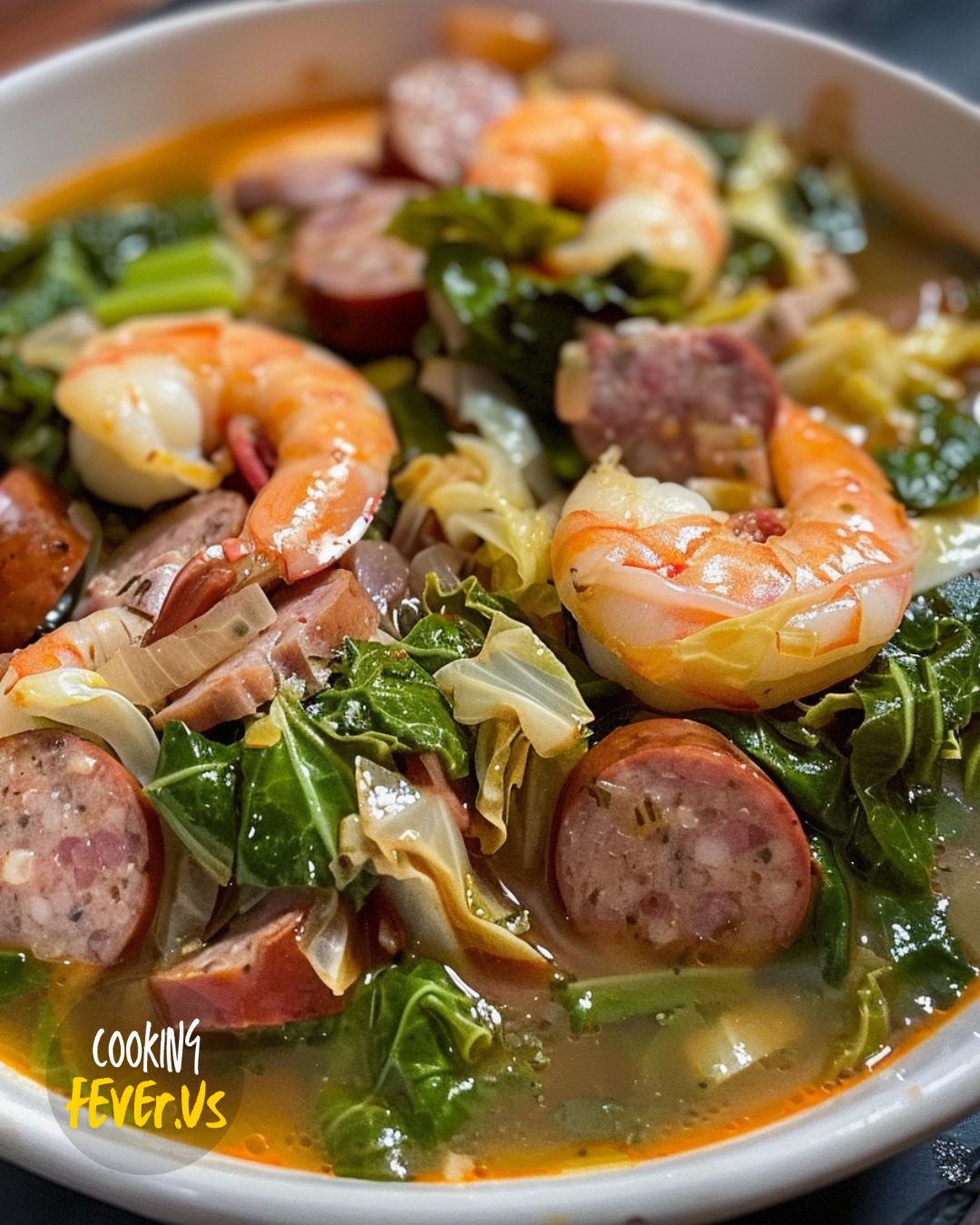 Gumbo Greens with Cabbage Recipe