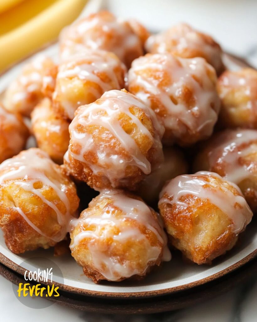 Making a Healthy Apple Fritter Bites