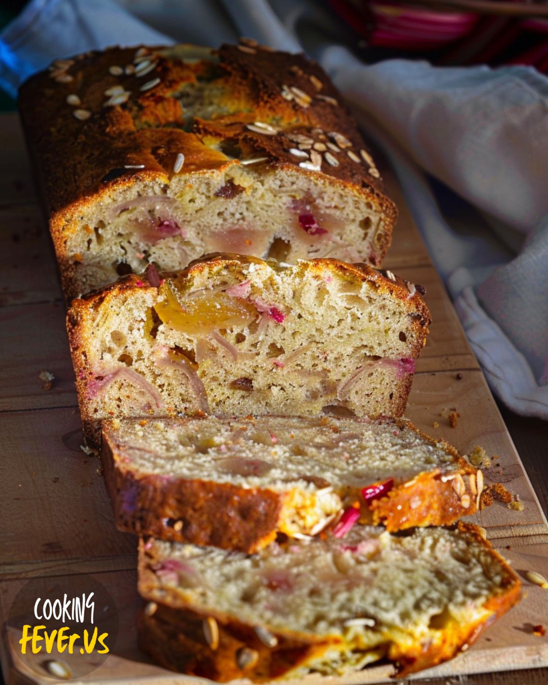 Healthy Rhubarb Bread Recipe