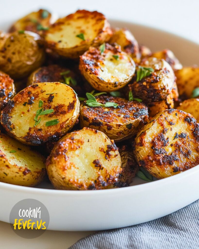 Herbed Mustard Crispy Potatoes Recipe