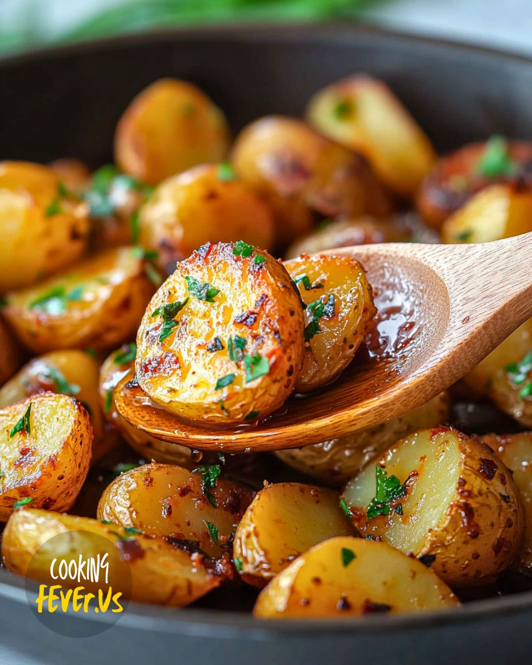 Honey Garlic Roasted Potatoes