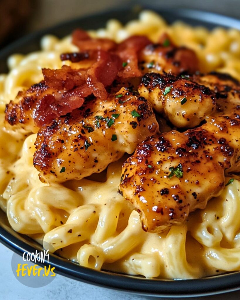 Honey Pepper Chicken Mac and Cheese Recipe