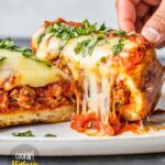 Cheesy Italian Meatloaf Sandwich