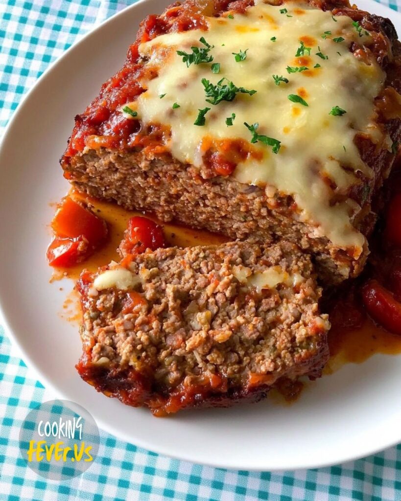 Italian-Style Meatloaf With Marinara Sauce Recipe