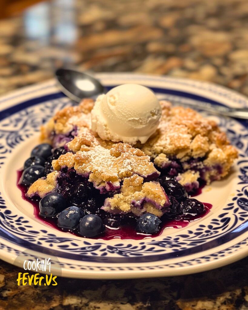 Making Keto Blueberry Cobbler