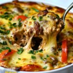 Keto Philly Beef and Cheese Casserole Recipe