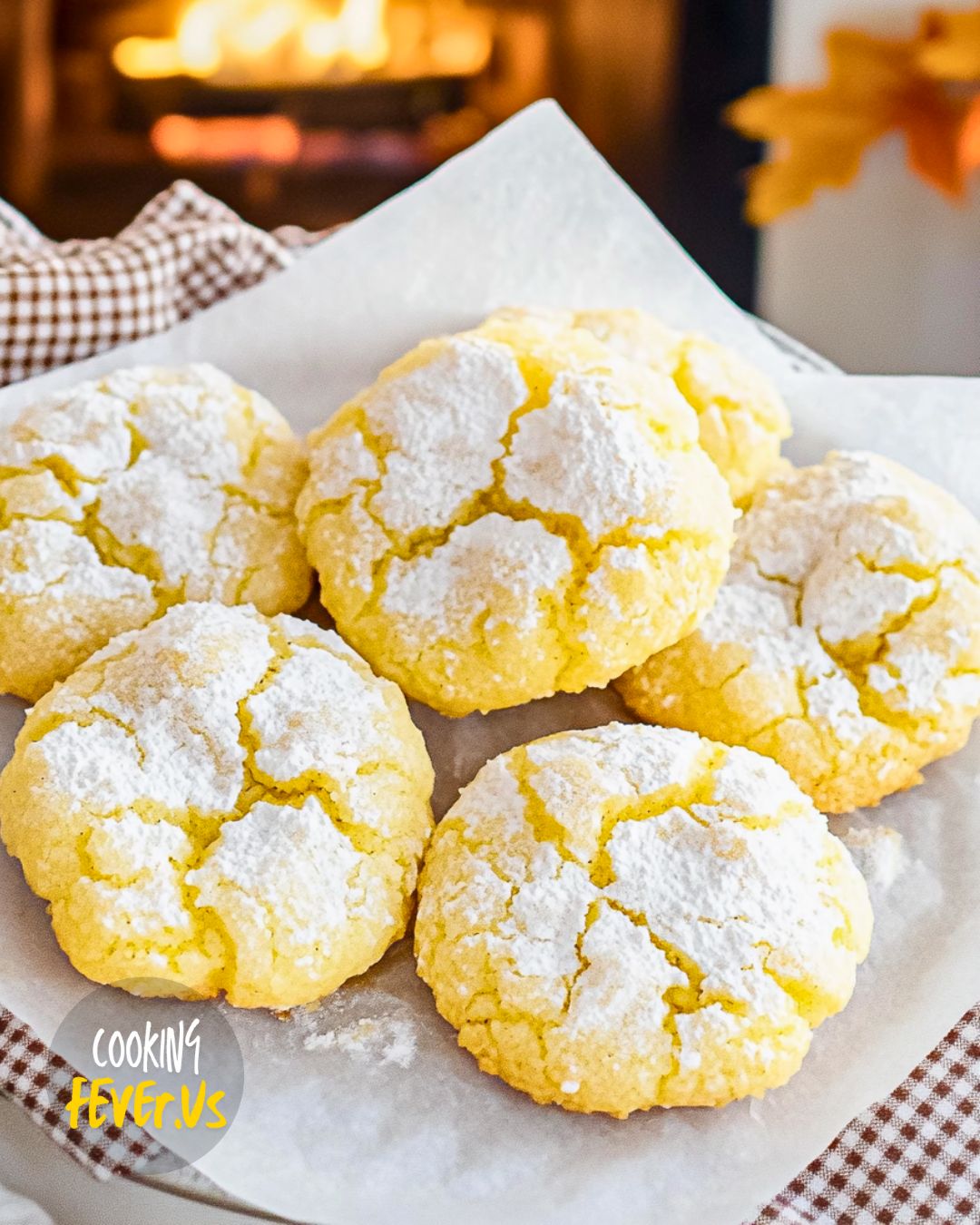 Lemon Crinkle Cookies Recipe