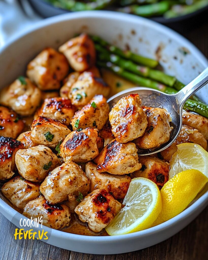 Lemon & Garlic Chicken Bites Recipe