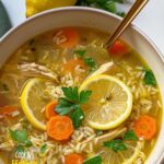 Lemon-Ginger Chicken and Rice Soup Recipe