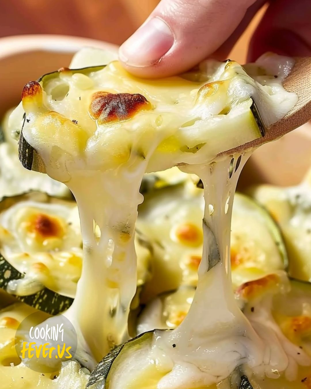 Low-Carb Cheesy Scalloped Zucchini Recipe
