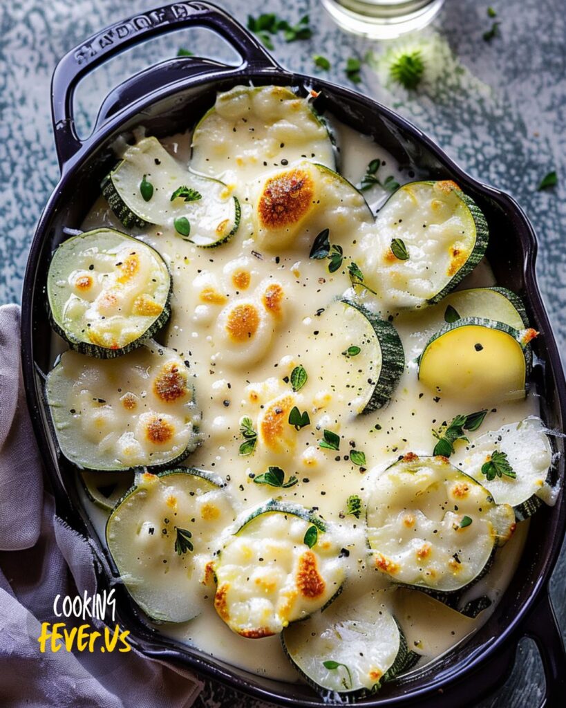 How to make Low-Carb Cheesy Scalloped Zucchini