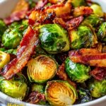 Making Maple Bacon Brussels Sprouts