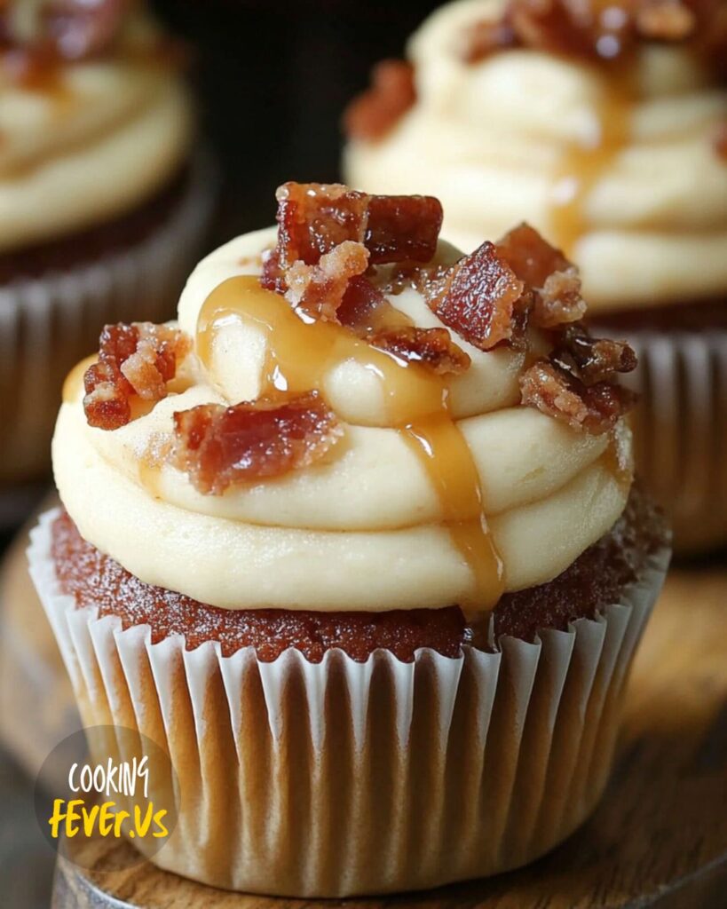 Making Maple Bacon Cupcakes