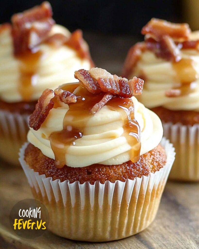 Yummy Maple Bacon Cupcakes