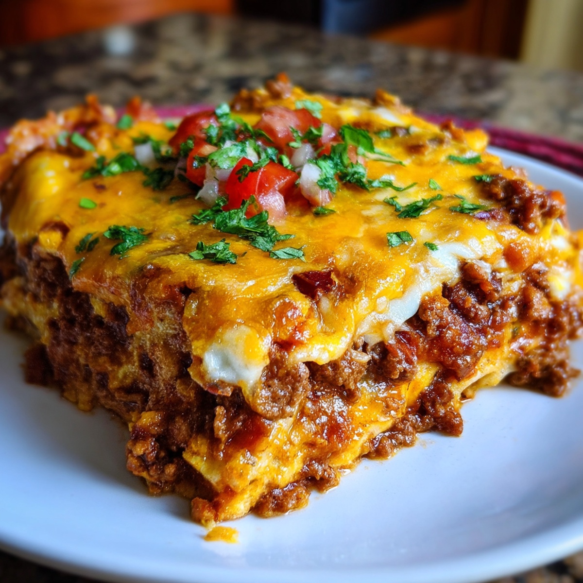 Mexican Taco Lasagna Recipe